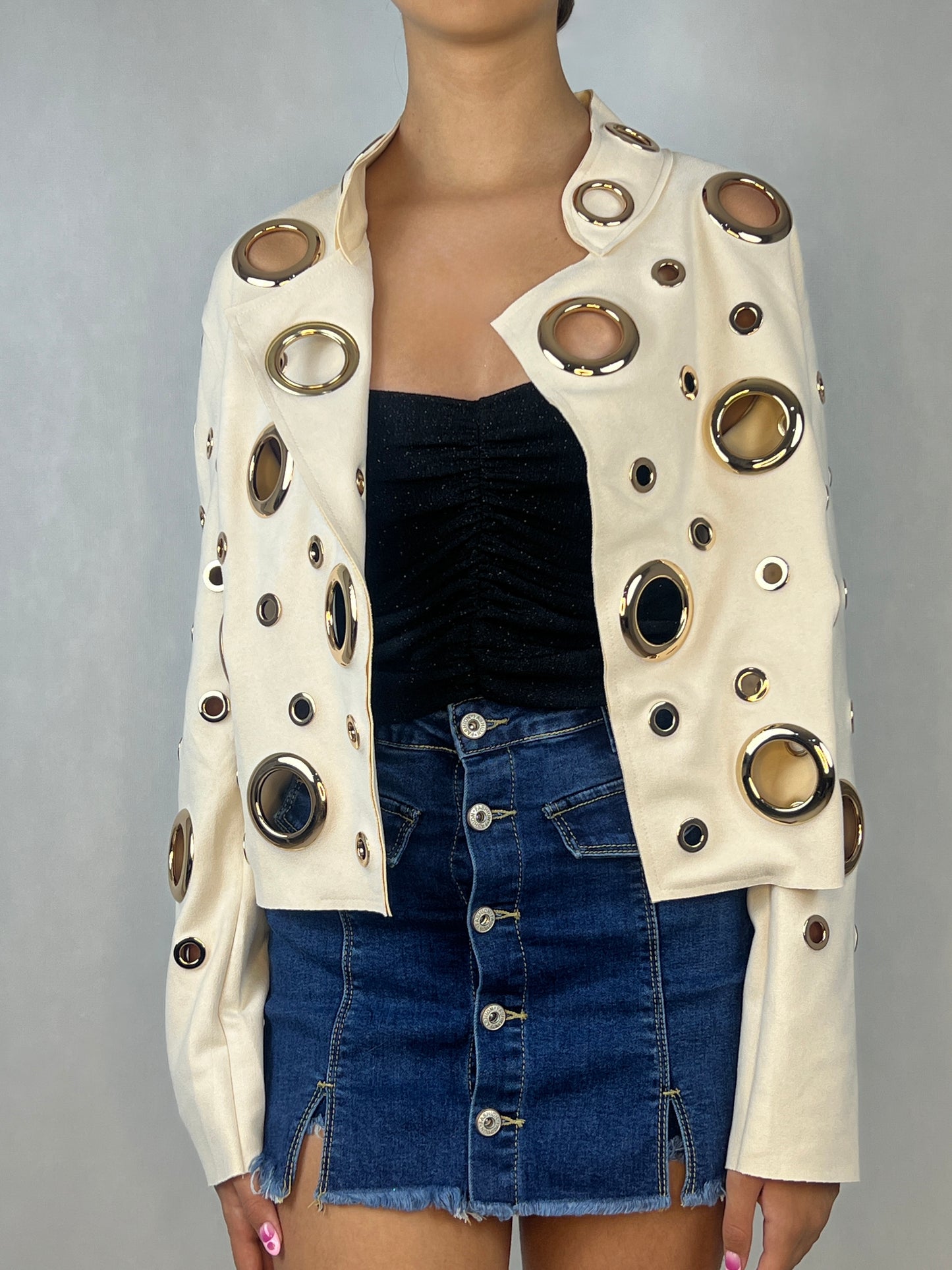 CHAQUETA PERFORADA