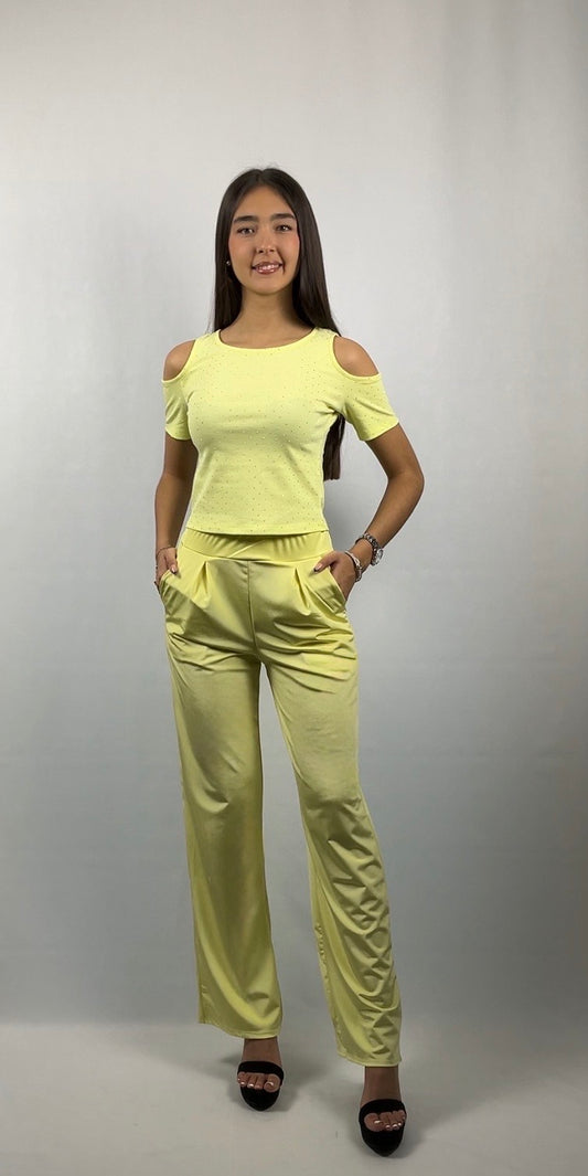 CONJUNTO PALAZO HOMBROS