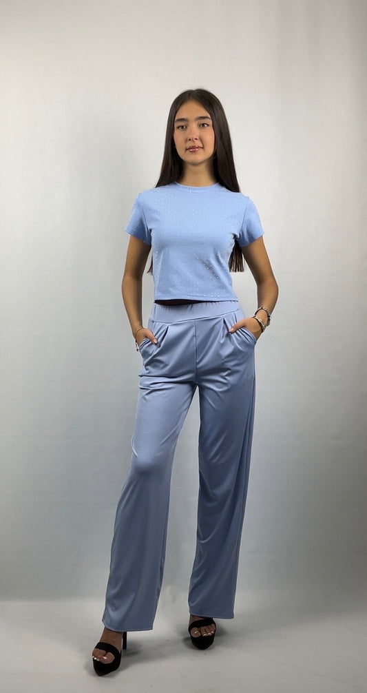 CONJUNTO PALAZO RASO