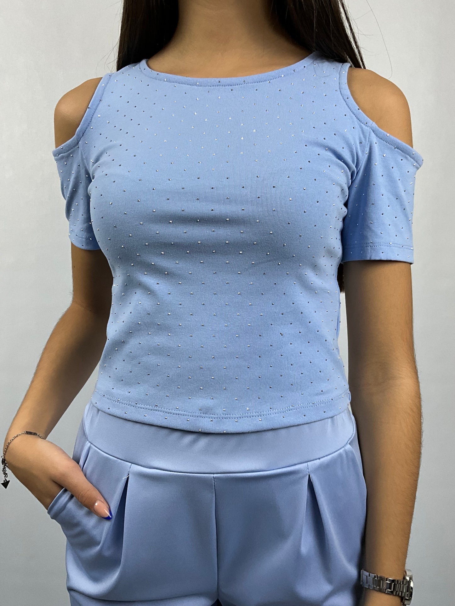 CONJUNTO PALAZO HOMBROS