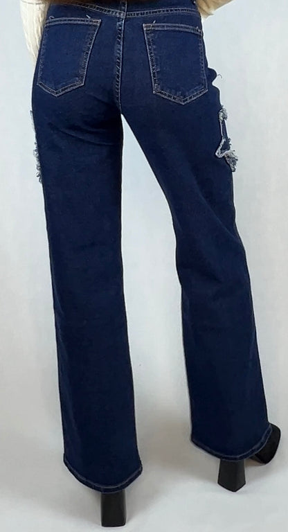 PANTALON ESTRELLAS AZUL
