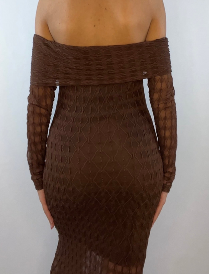 VESTIDO AURA GRANATE