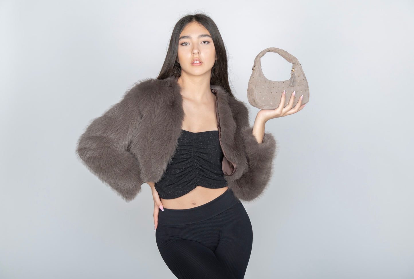 BOLSO AUREA GRIS
