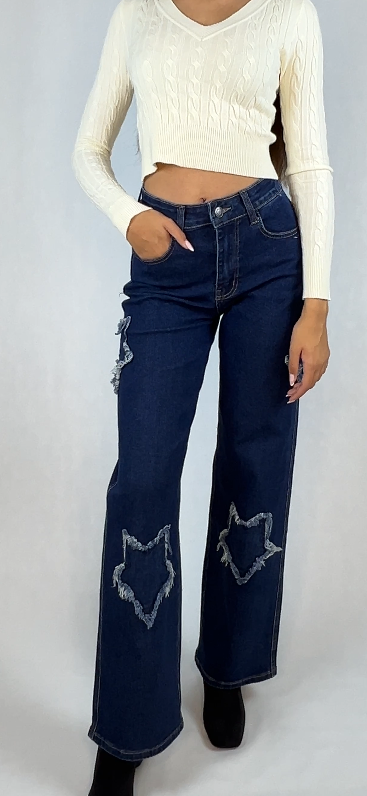 PANTALON ESTRELLAS AZUL
