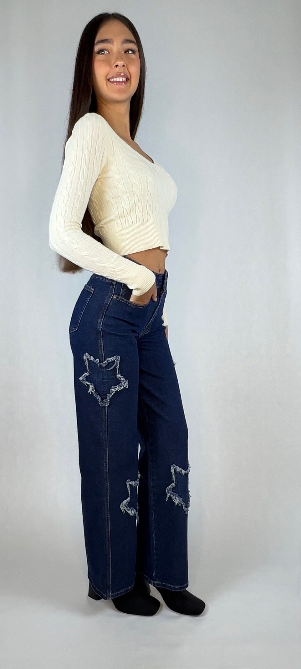 PANTALON ESTRELLAS AZUL