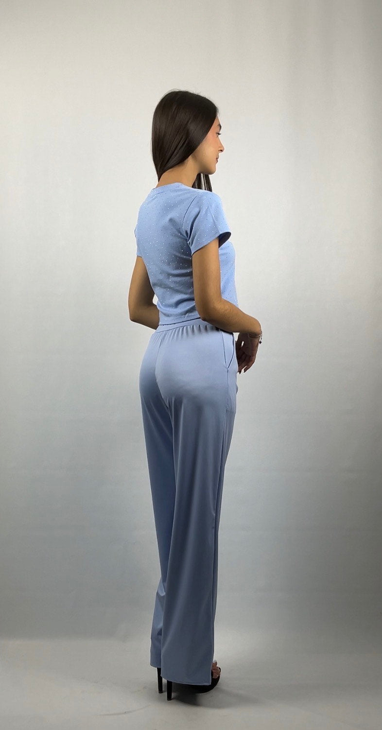 CONJUNTO PALAZO RASO
