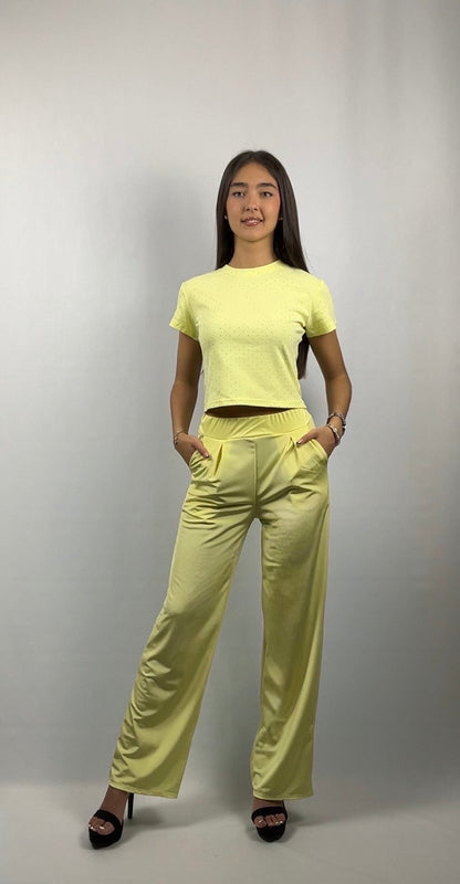 CONJUNTO PALAZO RASO