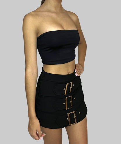 FALDA PANTALÓN DE HEBILLAS